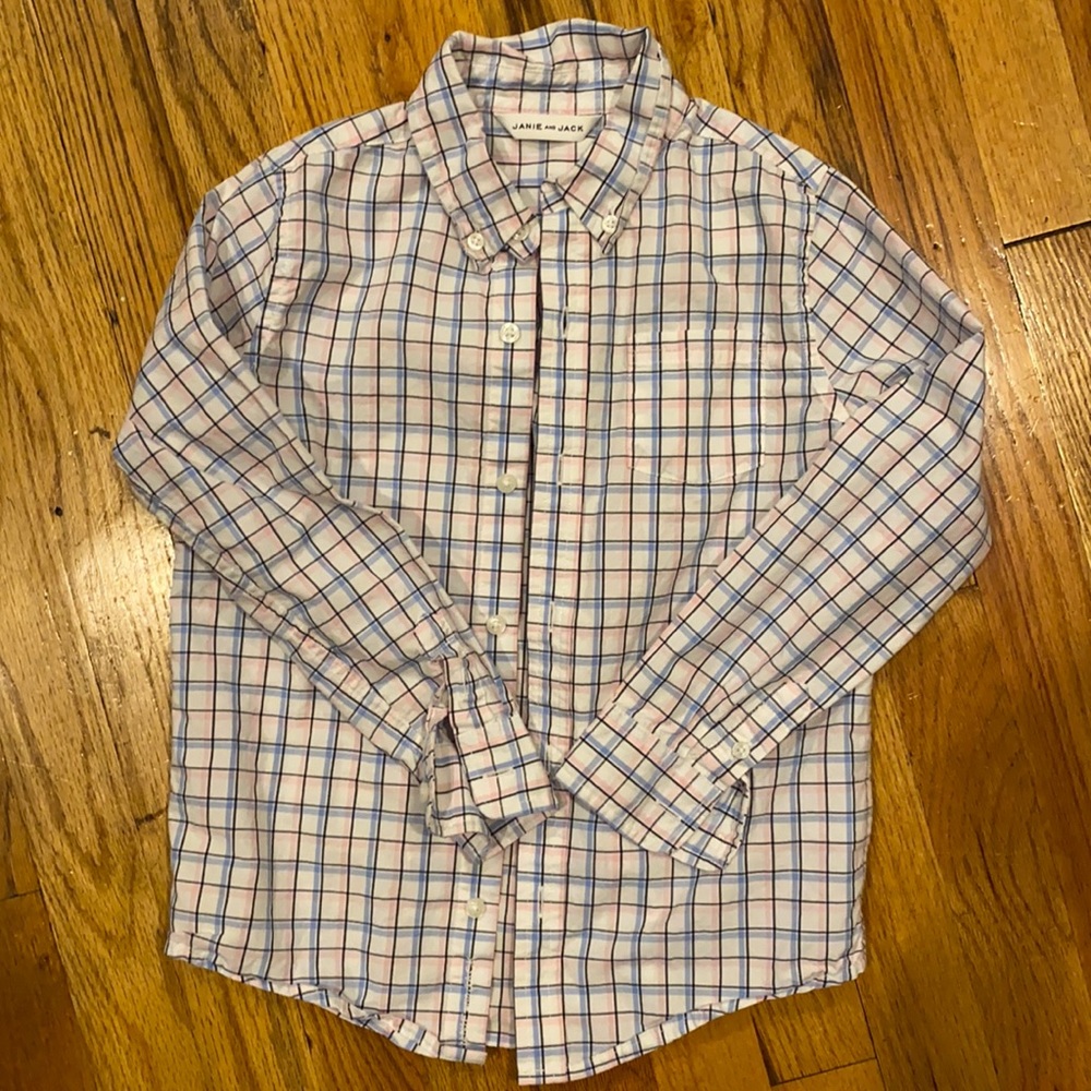 Janie & Jack Boys Button Down Shirt